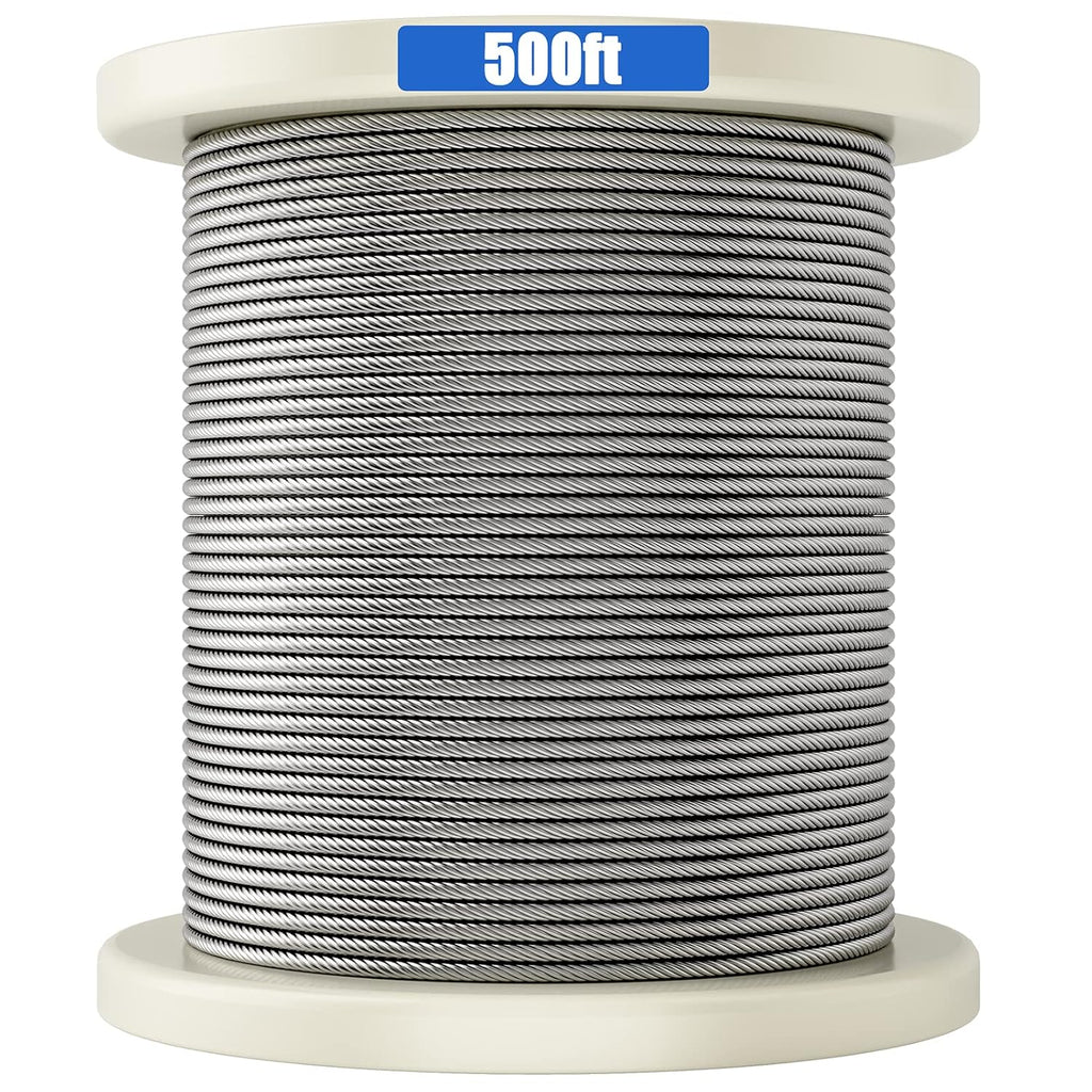 1/8 T316 Stainless Steel Cable 500 FT W4085
