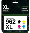 Black and C/M/Y Ink Cartridge 4-Pack Remanufactured Ink Cartridges H635975