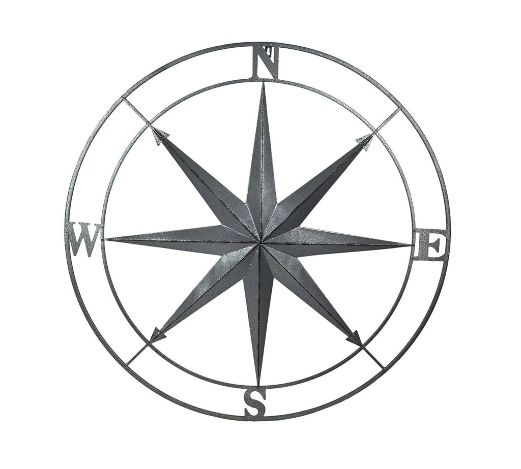 Metal Compass Rose Wall Hanging 36 in. B1236