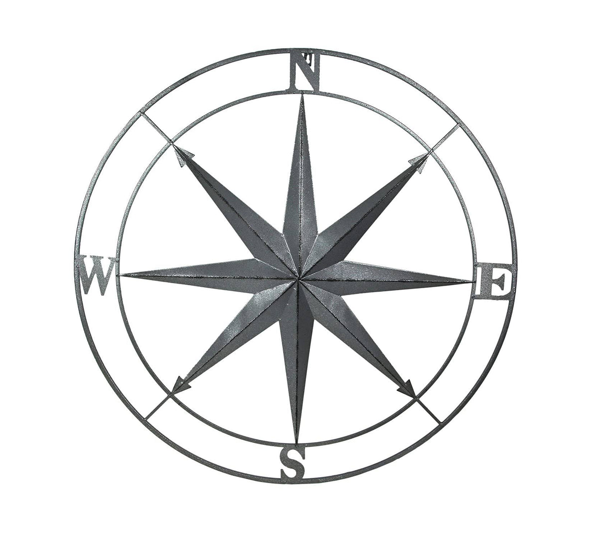 Metal Compass Rose Wall Hanging 36 in. B1236