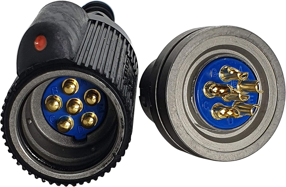 Military Audio Connector 5 Pin Male & Female Set of 2 M3695