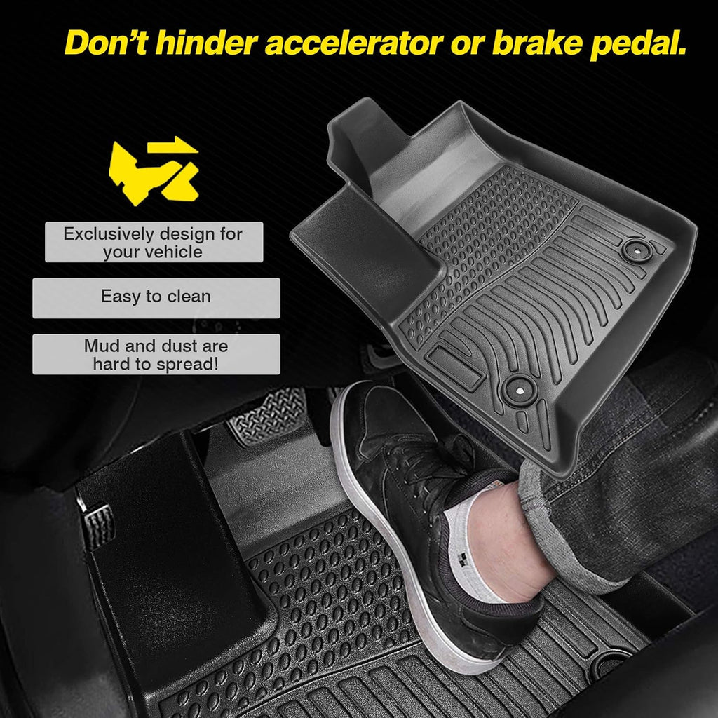 Custom Fit 7 Seat TPO Floor Mats with 1st 2nd and 3rd Row D68636