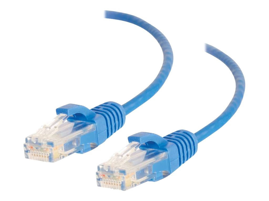 9ft Cat6 Snagless Unshielded Slim Network Patch Cable Blue K251