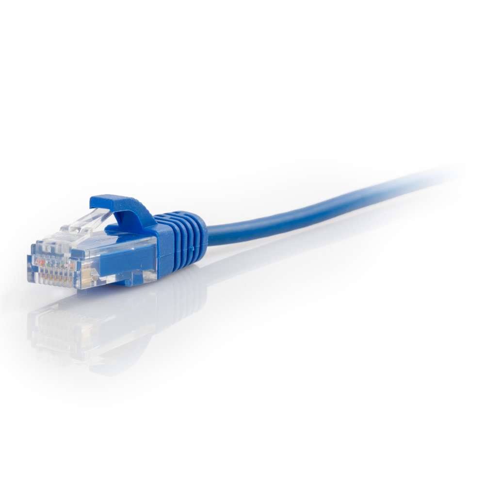 9ft Cat6 Snagless Unshielded Slim Network Patch Cable Blue K251