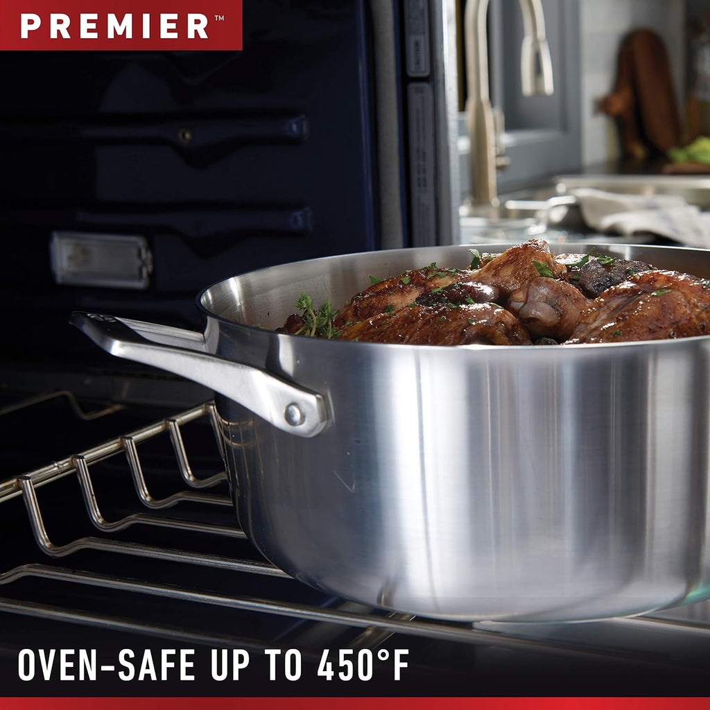Stainless Steel 8-Piece Cookware Set Q9227