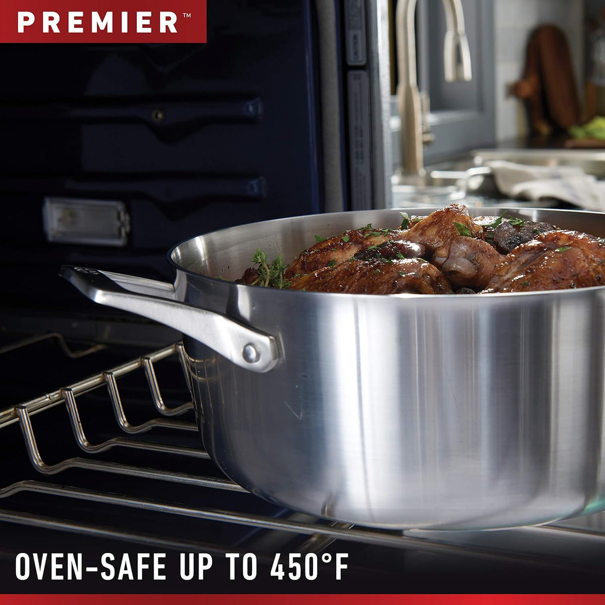 Stainless Steel 8-Piece Cookware Set Q9227