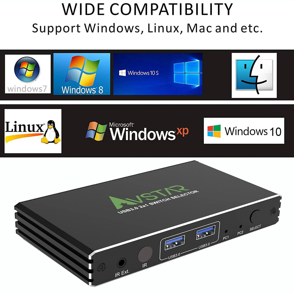 USB 3.1 3.0 4 Port KVM Switch Selector K931795