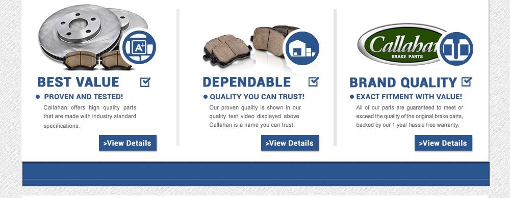 Red Semi-Loaded Calipers and Ceramic Pads Brake Kit E710161