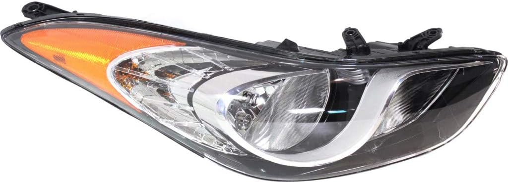 2011 2012 2013 Hyundai Elantra Sedan Passenger Side Headlight Assembly G10430