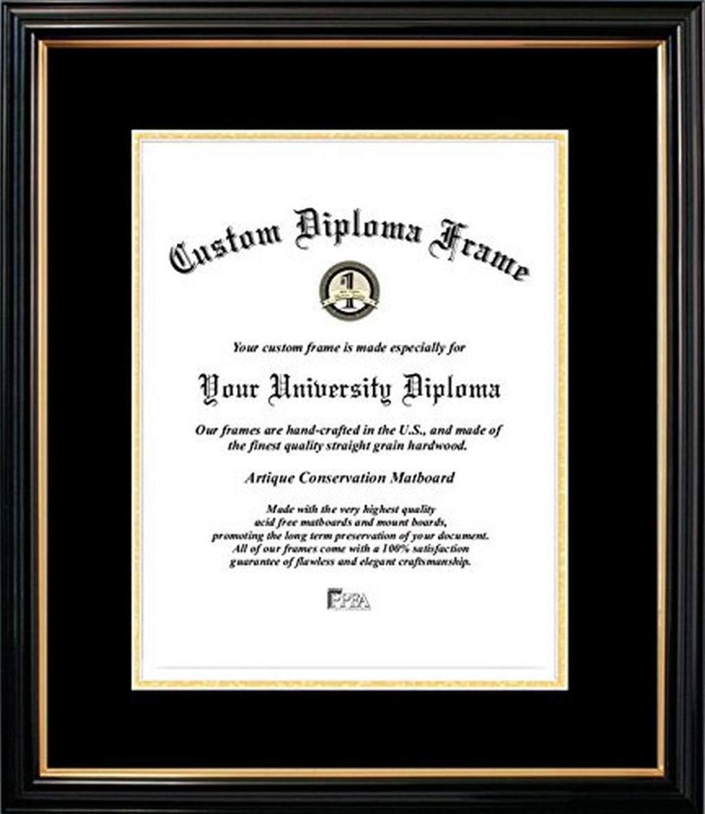 Petite Certificate Mats and Black/Gold Trim, 10 x 14 L531586