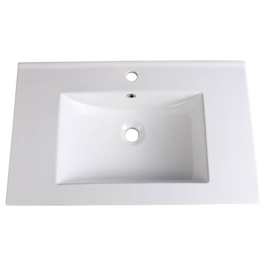 White Integrated Sink and Countertop R22181