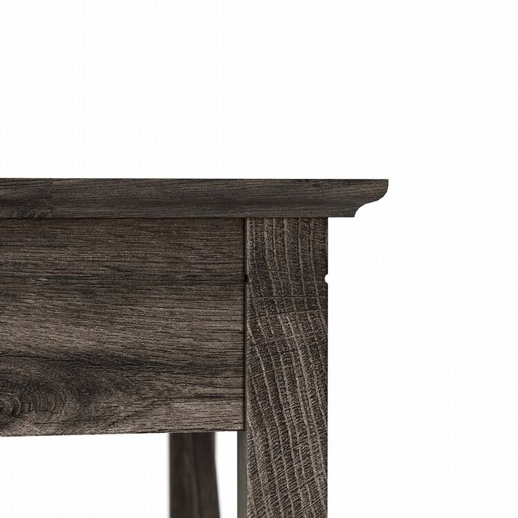 Gray L Shaped Desk with File Cabinet and Bookcase O9734
