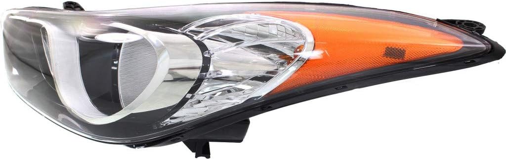 2011 2012 2013 Hyundai Elantra Sedan Passenger Side Headlight Assembly G10430