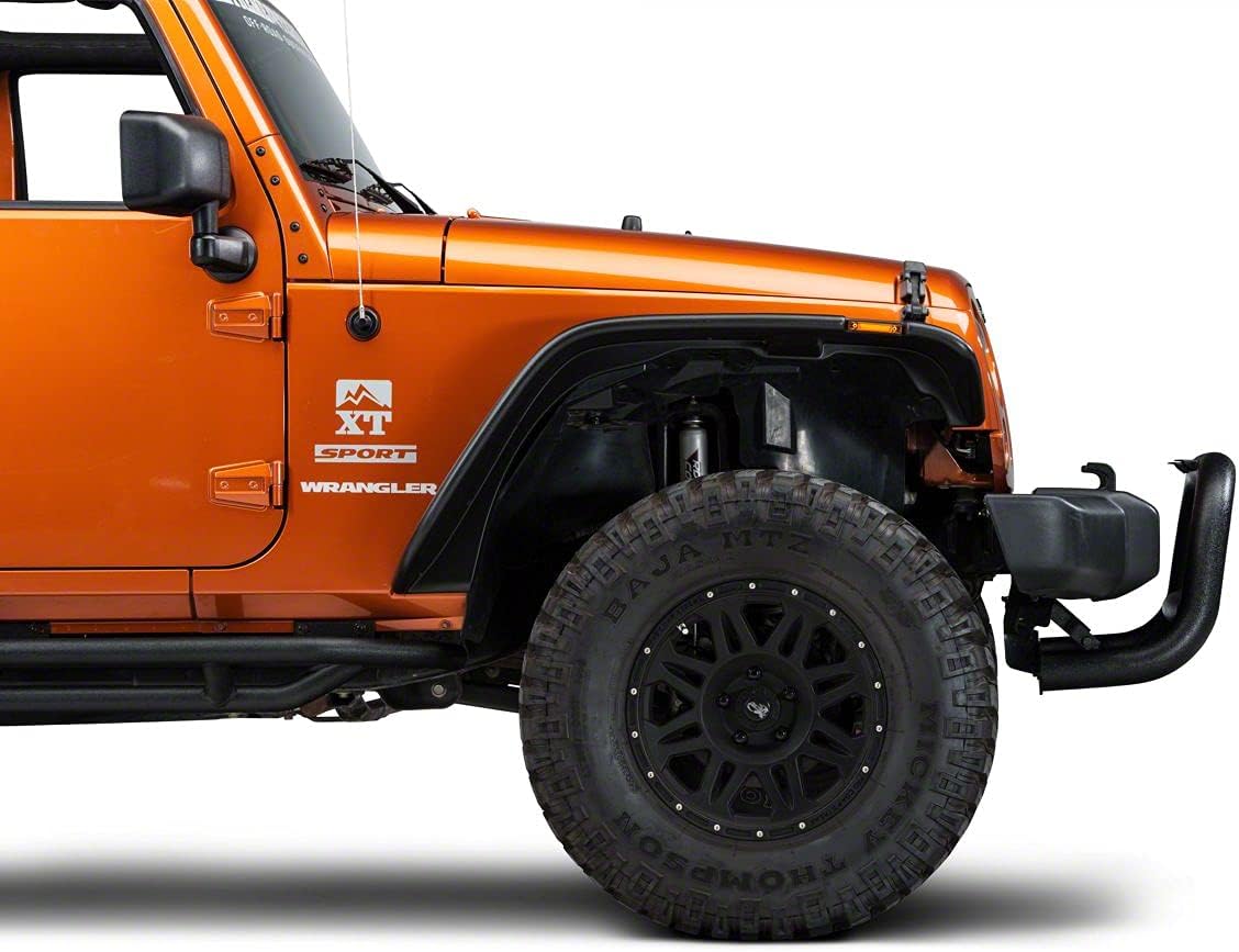 3-Inch Bull Bar with Skid Plate Textured Black D4767