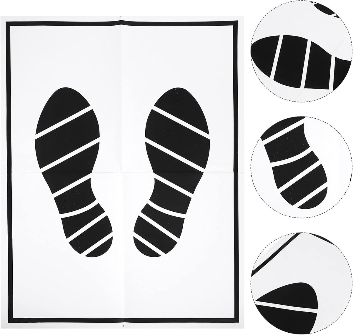 50Pcs Disposable Paper Foot Mats Z7784