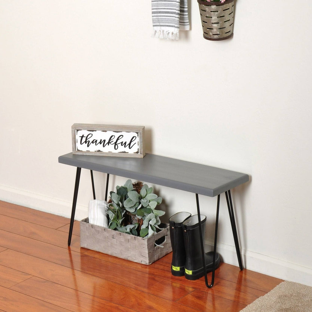 Ebony Wood Bench C6876