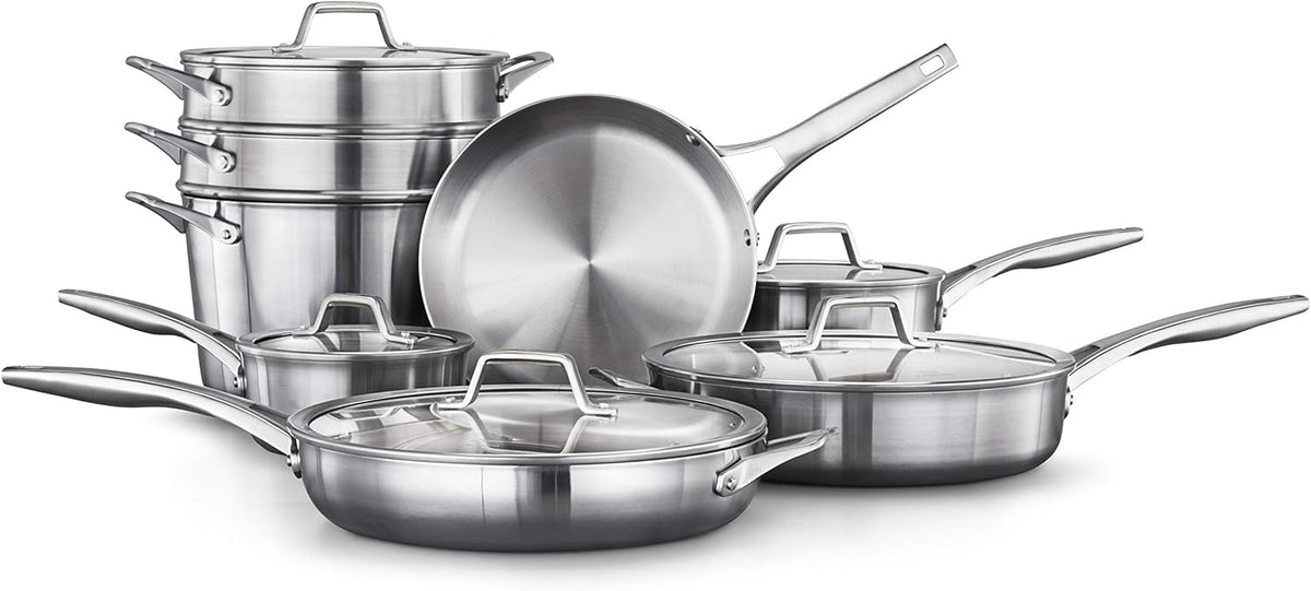 Stainless Steel 8-Piece Cookware Set Q9227