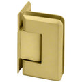 Satin Brass Wall Mount Offset Back Plate Hinge D2497