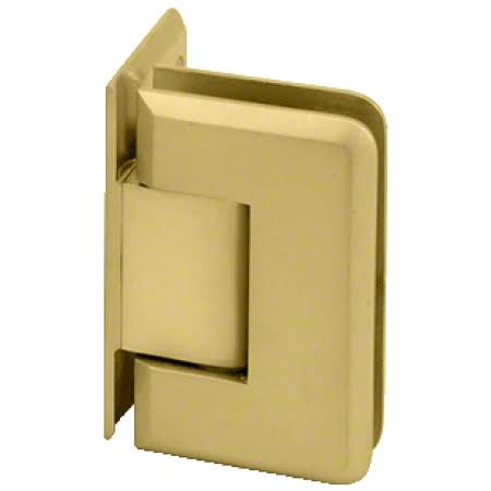 Satin Brass Wall Mount Offset Back Plate Hinge D2497