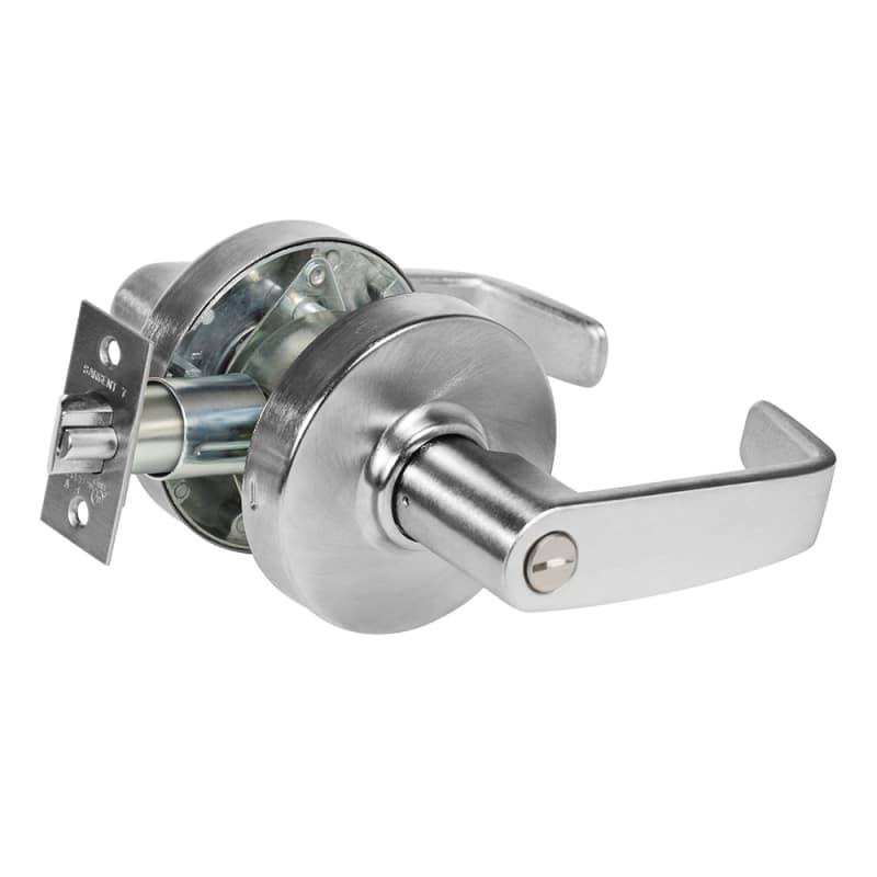 Satin Chrome Privacy Cylindrical Lock L6101