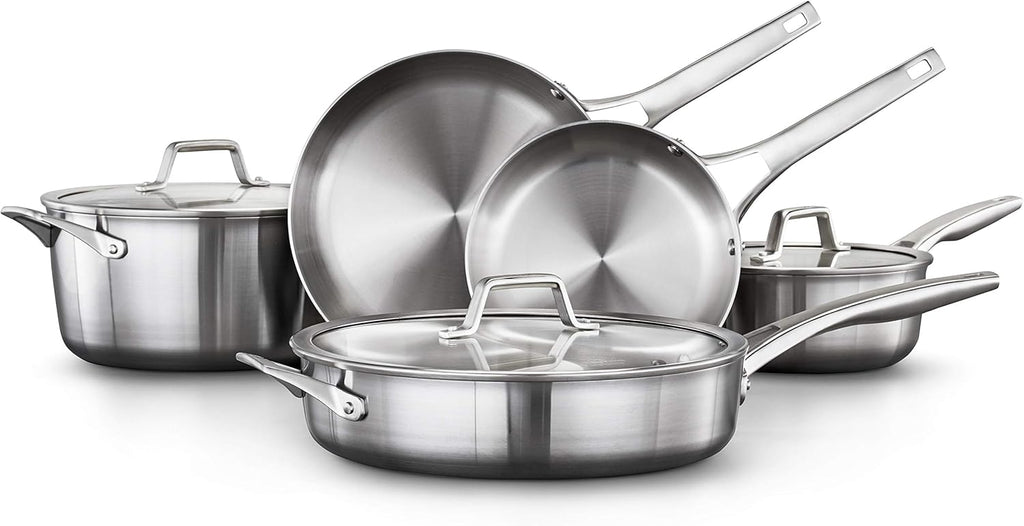 Stainless Steel 8-Piece Cookware Set Q9227