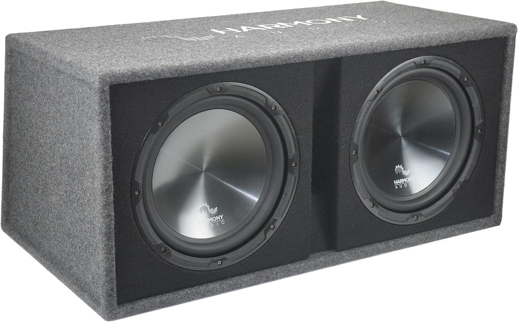 Dual 12 Vented 1200W Sub Box with Amplifier and Amp Kit X277