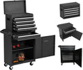 Black 5 Drawer Rolling Tool Chest with Locking System and Wheels X92575