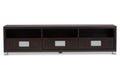Dark Brown Wood 63-inch TV Cabinet with 3-Drawer F9709