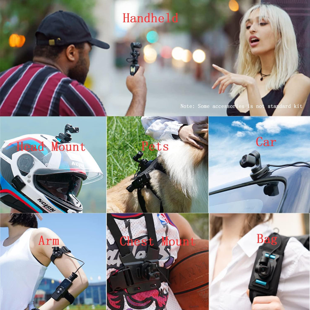 Light 3-Axis Gimbal Stabilized 4K Video Action Camera M915