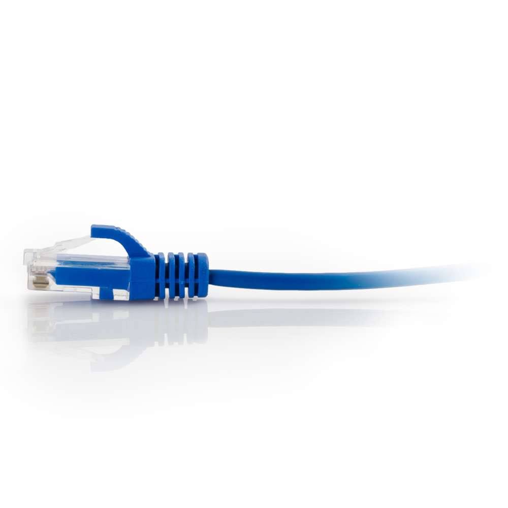 9ft Cat6 Snagless Unshielded Slim Network Patch Cable Blue K251