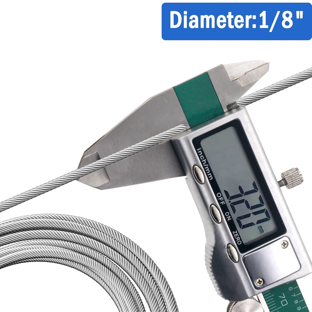 1/8 T316 Stainless Steel Cable 500 FT W4085