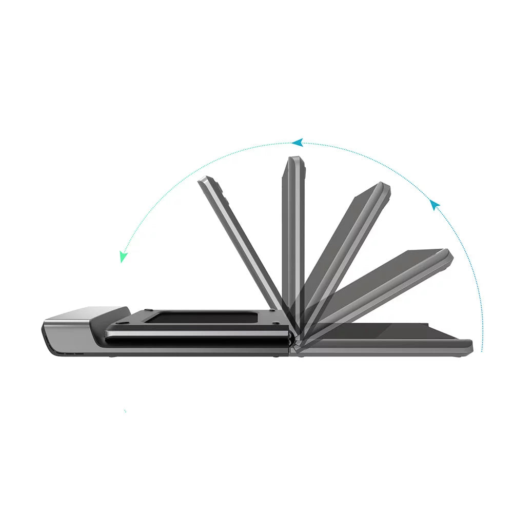 Folding Treadmill Grey 0.5-3.72MPH W655583