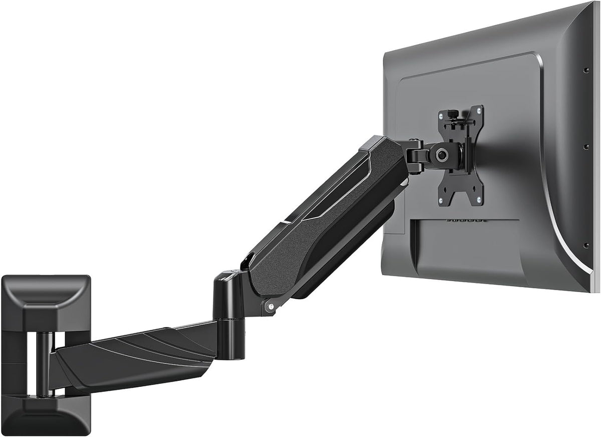 Black Single Monitor Wall Mount for 17-32 Inch Screen F607