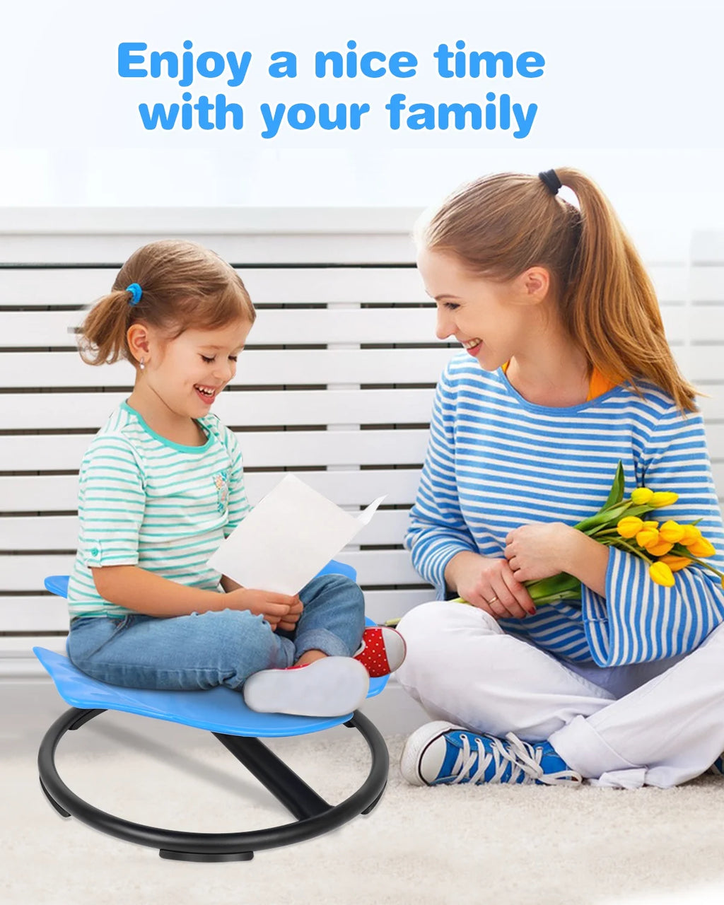 Kids Yellow Swivel Chair B92359