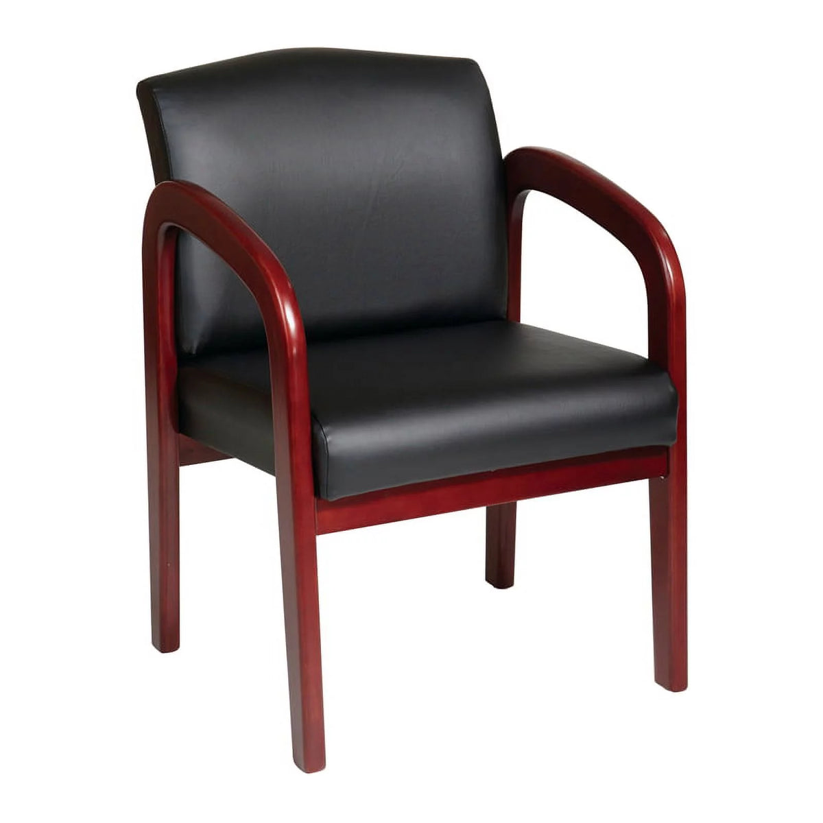 Cherry Finish Wood Guest Chair B409
