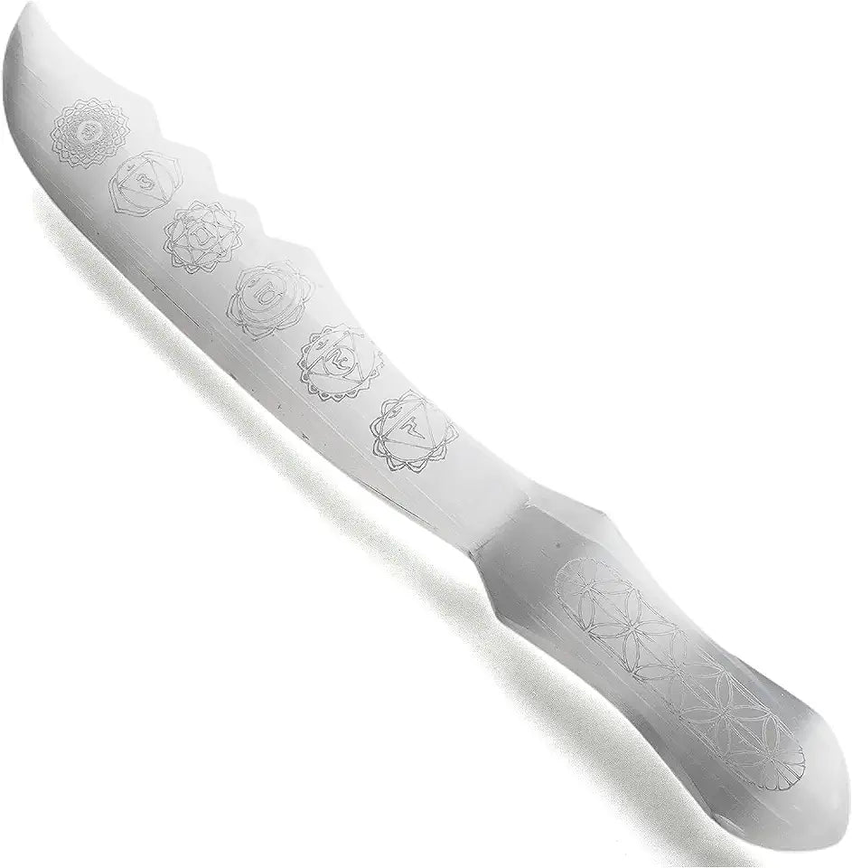 Selenite Dagger Chakra Knife O30997