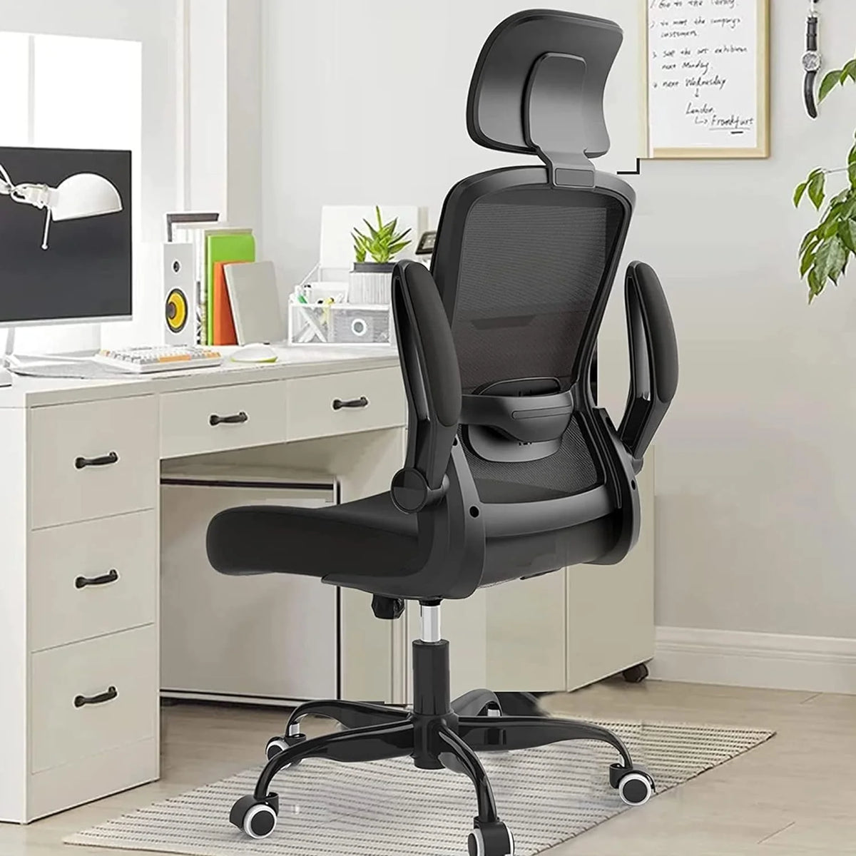 High Back Ergonomic Office Chair with Lumbar Support and Headrest V876