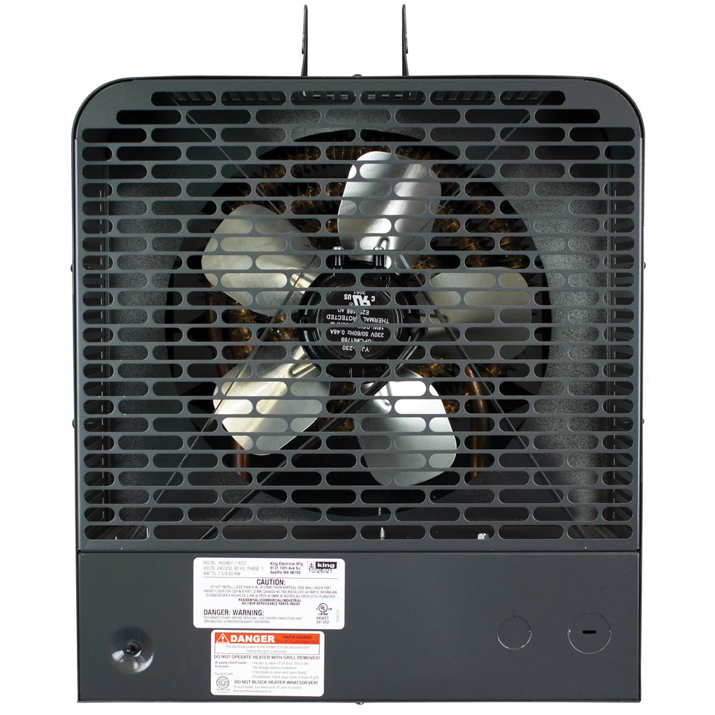 2-Stage Electric Garage Heater with Remote Sensor, 5KW / 240V, Gray M792215