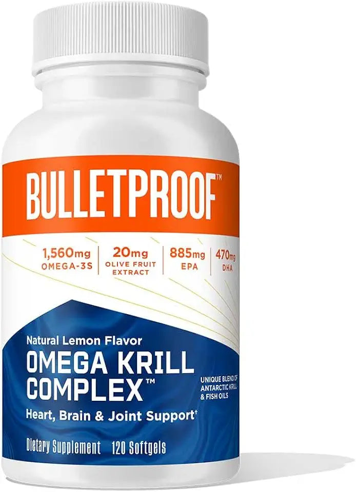 120 Count Lemon-Flavored Omega Krill Softgels A47003