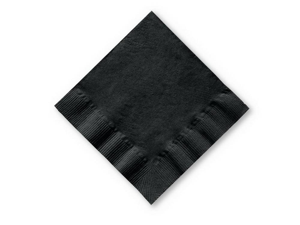 Black Cocktail Napkin Y31932