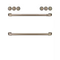 Induction Range Handle and Knob Kit in Brushed Bronze Q4490