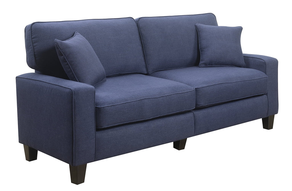 Navy Blue Fabric Sofa X431