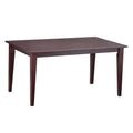 Dark Brown Finish Dining Table N280