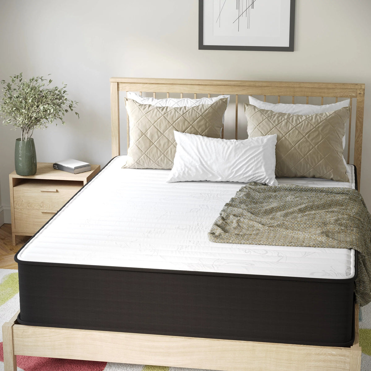 Queen Foam & Pocket Spring Hybrid Mattress S16107