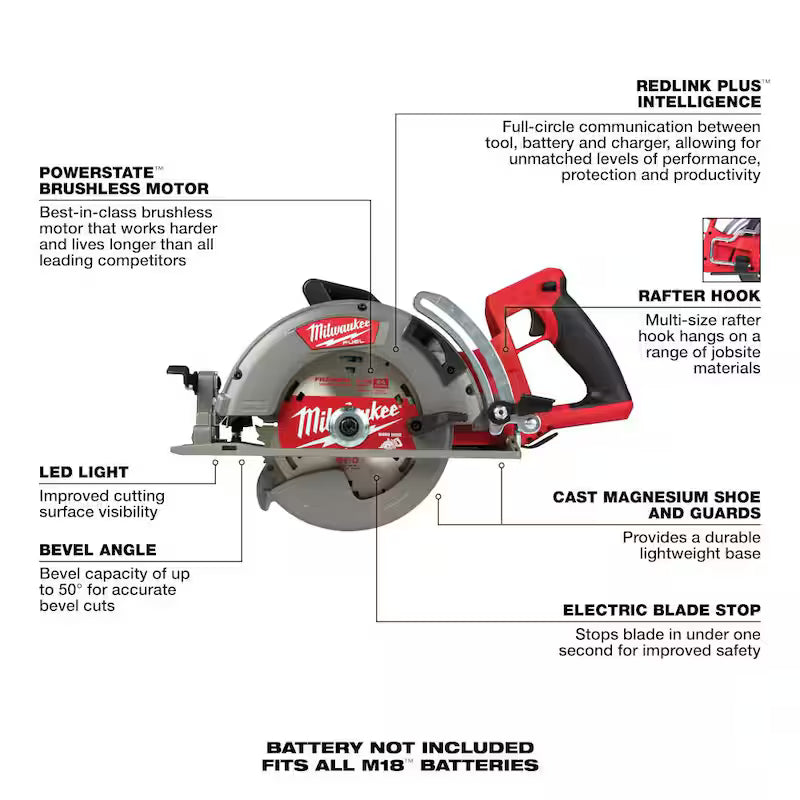 18V Cordless 7-1/4 in. Circular Saw with Jig Saw E494