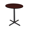 36" Round Café Table Mahogany Q7577