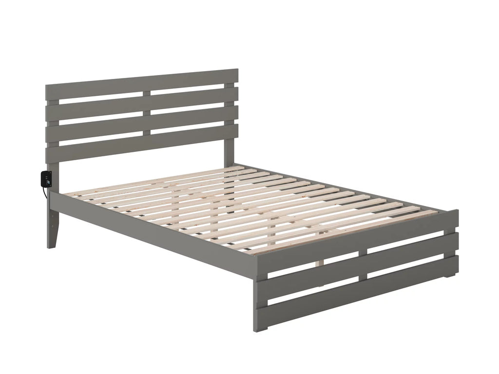 Queen Bed with Footboard and USB Charger U90230