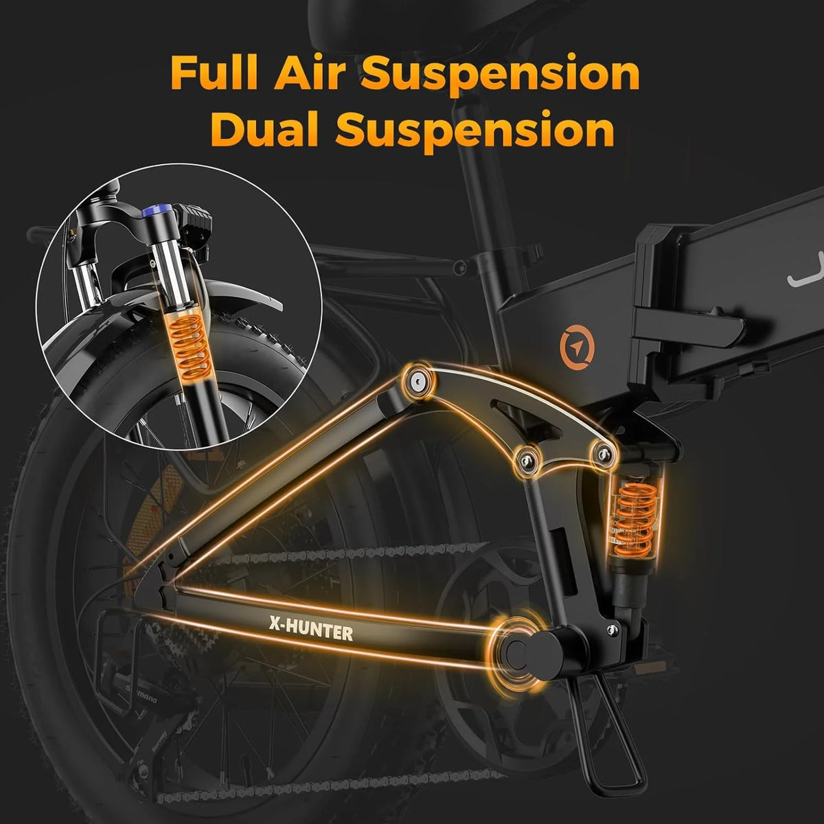 750W 20 x4.0 Fat Tire Foldable Electric Bike L763