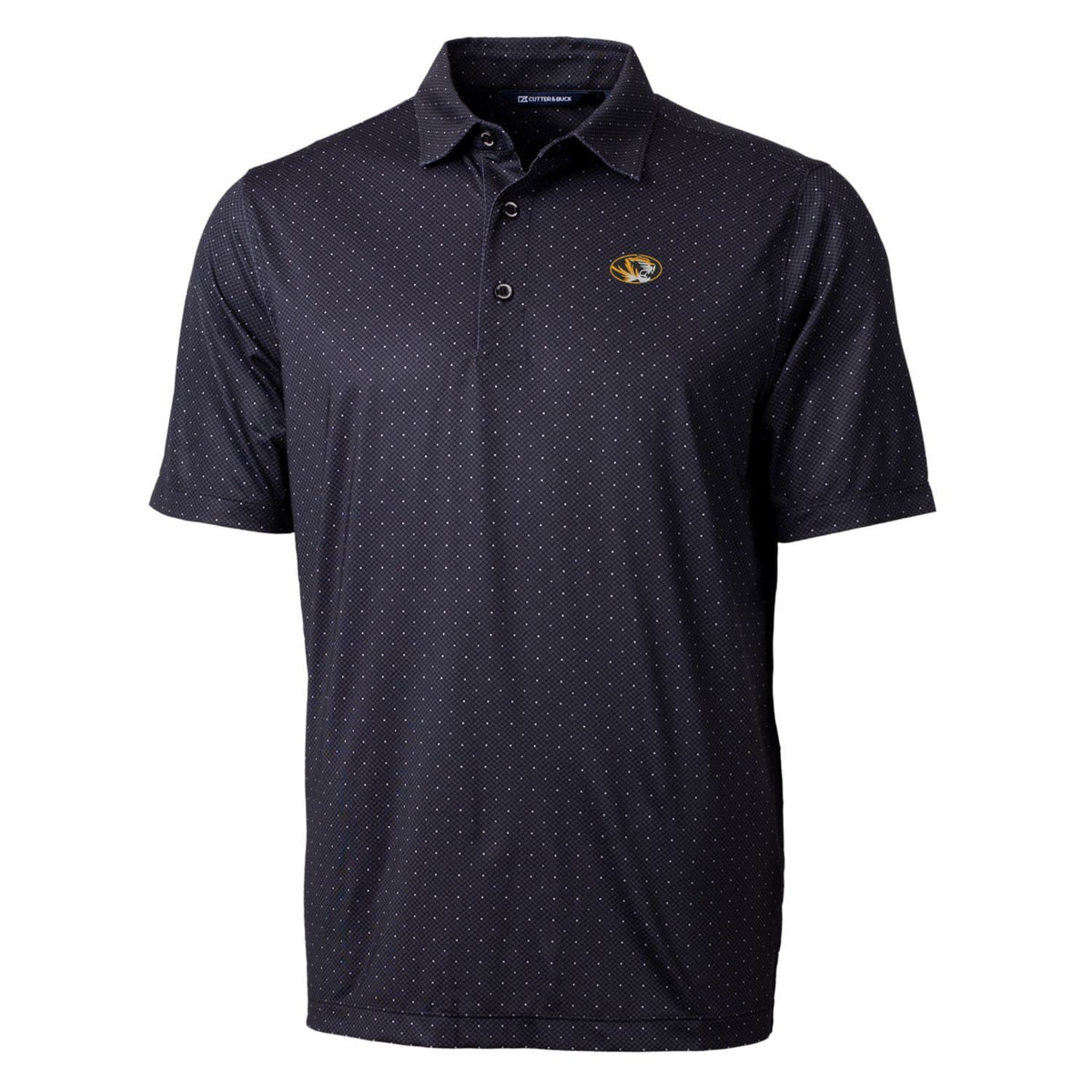 Men's Black Stretch Polo Z8847