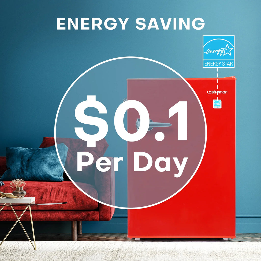 4.5 Cu Ft Retro Compact Refrigerator with Freezer R1532